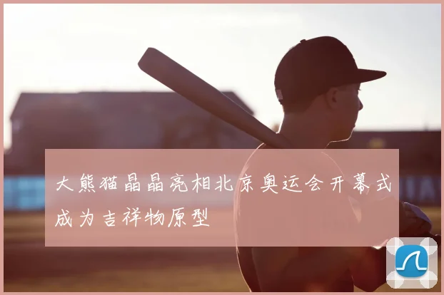 大熊猫晶晶亮相北京奥运会开幕式成为吉祥物原型